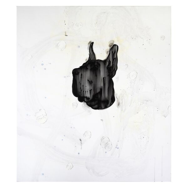 Luc Palmer / 2021_07 / Acryl, Tinte, Öl und Ölkreide auf Baumwolle / 170 x 150 cm